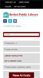 Mobile Screenshot of bethellibrary.org